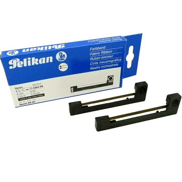 Pelikan Epson Hx20 Ribbon Nylon Black Pack 2 DHX20 - SuperOffice