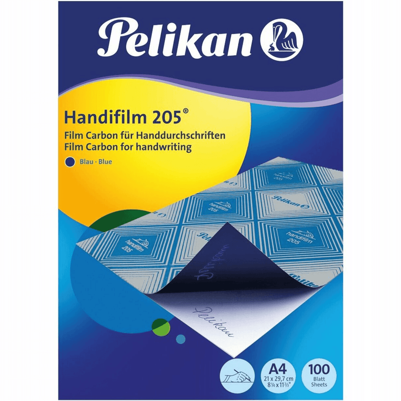 Pelikan Handifilm 205 Carbon Copy Paper Film A4 Pack 100 Blue COMMBLA4BXPEL - SuperOffice