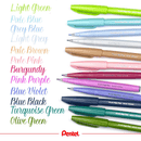 Pentel Arts Marker Brush Sign Pen Pastel Colours Pack 12 Wallet Set SES15C12AST2 (Pastel) - SuperOffice