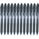 Pentel BL107 Energel-X Retractable Gel Ink Pen 0.7mm Black Box 12 BL107A (Box 12) - SuperOffice