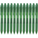 Pentel BL107 Energel-X Retractable Gel Ink Pen 0.7mm Green Box 12 BL107D (Box 12) - SuperOffice