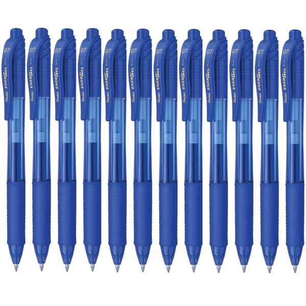 Pentel BL110 Energel-X Retractable Gel Ink Pen 1.0mm Blue Box 12 BL110C (Box 12) - SuperOffice