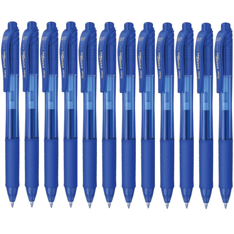 Pentel BL110 Energel-X Retractable Gel Ink Pen 1.0mm Blue Box 12 BL110C (Box 12) - SuperOffice