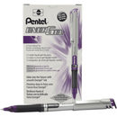 Pentel BL17 Energel Gel Ink Pen Medium 0.7mm Violet Purple Box 12 BL17-V (Box 12) - SuperOffice