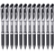 Pentel BL57 Energel Liquid Gel Ink 0.7mm Medium Pen Black Box 12 BL57-A BLACK (Box 12) - SuperOffice