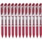 Pentel BL57 Energel Liquid Gel Ink 0.7mm Medium Pen Red Box 12 BL57-B RED (Box 12) - SuperOffice