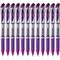 Pentel BL57 Energel Liquid Gel Ink 0.7mm Medium Pen Violet Purple Box 12 BL57-V Violet (Box 12) - SuperOffice