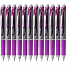 Pentel BL80 Energel Retractable Gel Ink Pens 1.0mm Violet Purple Box 12 BL80-V (Box 12) - SuperOffice