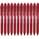 Pentel BLN105 Energel-X Retractable Gel Ink Pen Fine 0.5mm Red Box 12 BLN105-B (Box 12) - SuperOffice