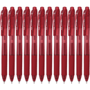 Pentel BLN105 Energel-X Retractable Gel Ink Pen Fine 0.5mm Red Box 12 BLN105-B (Box 12) - SuperOffice