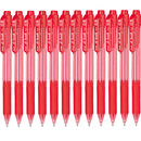 Pentel e-Ball BK130 Retractable Ballpoint Pen 1.0mm Red Box 12 BK130-B (Box 12) - SuperOffice