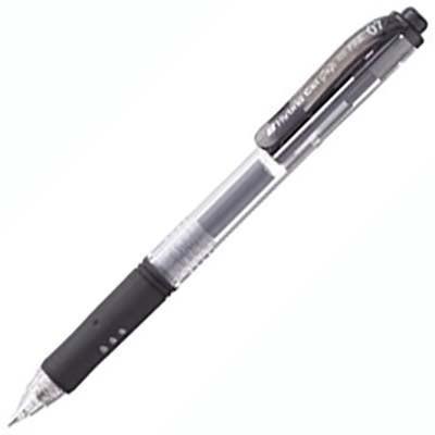 Pentel K157 Hybrid Gel Grip Retractable Gel Pen 0.7Mm Black K157-A - SuperOffice