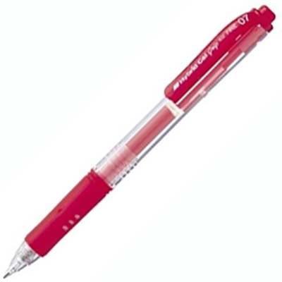 Pentel K157 Hybrid Gel Grip Retractable Gel Pen 0.7Mm Red K157-B - SuperOffice