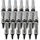 Pentel Maxiflo Whiteboard Marker Bullet Point Tip 2.1mm Black Box 12 MWL5-A (Box 12) - SuperOffice