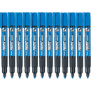 Pentel MMP20 Paint Marker Medium Bullet Point Blue Box 12 MMP20-BLUE - SuperOffice