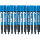 Pentel MMP20 Paint Marker Medium Bullet Point Blue Box 12 MMP20-BLUE - SuperOffice