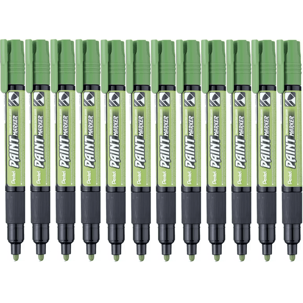 Pentel Mmp20 Paint Marker Medium Bullet Point Light Green Box 12 MMP20-K - SuperOffice