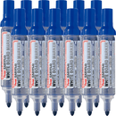Pentel MW50M Easyflo Whiteboard Marker Bullet Point Blue Box 12 MW50M-C (Box 12) - SuperOffice