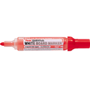 Pentel MW50M Easyflo Whiteboard Marker Bullet Point Red Box 12 MW50M-B (Box 12) - SuperOffice