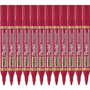Pentel N850 Permanent Marker Bullet Tip 1.5mm Point Red Box 12 N850-B (Box 12) - SuperOffice