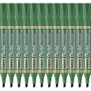 Pentel N860 Permanent Marker Chisel Point Green Box 12 N860-D - SuperOffice