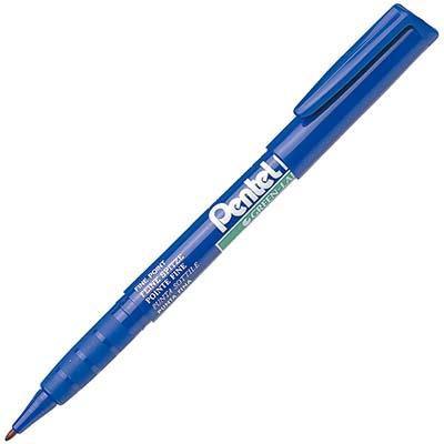 Pentel Nms50 Green Label Permanent Marker Bullet Point Blue NMS50-C - SuperOffice