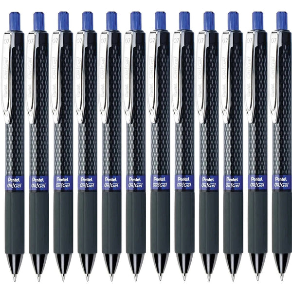 Pentel Oh! K497 Retractable Gel Rollerball Pen 0.7mm Blue Box 12 K497C (Box 12) - SuperOffice