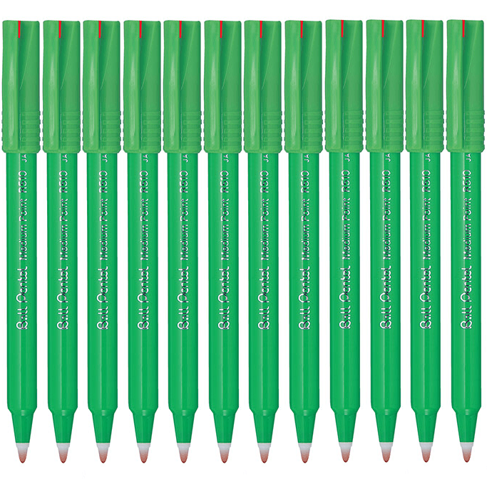 Pentel R510 Ball Pens 1.0Mm Red Box 12 Rollerball R510-B (Box 12) - SuperOffice
