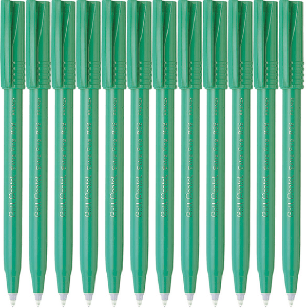 Pentel R56 Ball Pens 0.6mm Extra Fine Green Box 12 R56-D (Box 12) - SuperOffice
