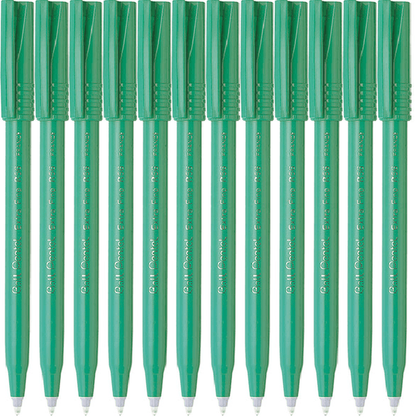 Pentel R56 Ball Pens 0.6mm Extra Fine Green Box 12 R56-D (Box 12) - SuperOffice