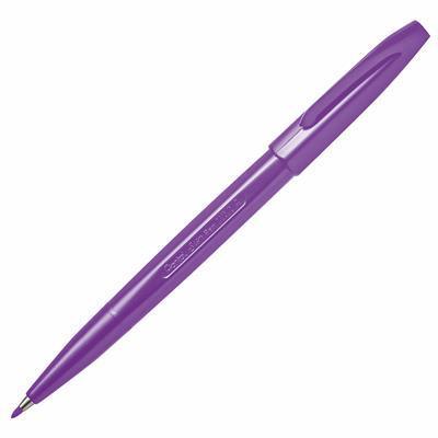 Pentel S520 Sign Pen Medium 0.8Mm Violet Box 12 PT00060 (Box 12) - SuperOffice