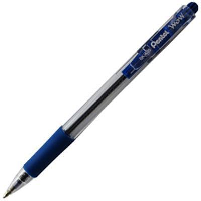 Pentel Wow Retractable Ballpoint Pen 1.0Mm Blue BK420-C - SuperOffice