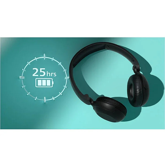 Philips 2000 Series On-Ear Wireless Bluetooth Headphones Black TAH2209BK/97 - SuperOffice