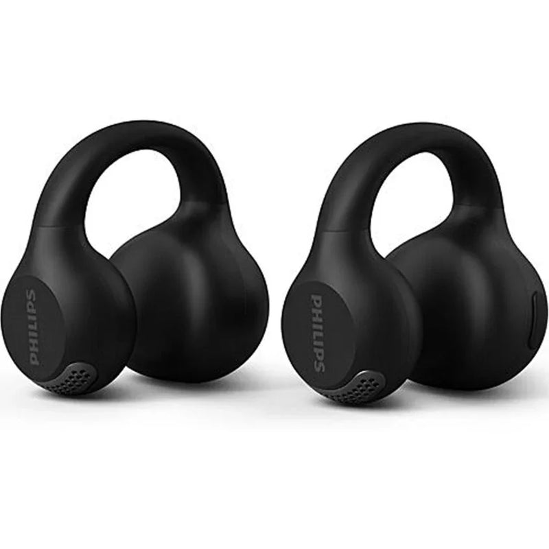 Philips 2000 Series Open-Ear True Wireless Earbuds Earphones Clip On TAQ2000BK/97 - SuperOffice