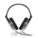 Philips Over Ear TV Wired Headphones Black/Silver SHP2500 - SuperOffice