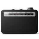 Philips Portable AM/FM Radio Clock Black TAR2509/79 - SuperOffice