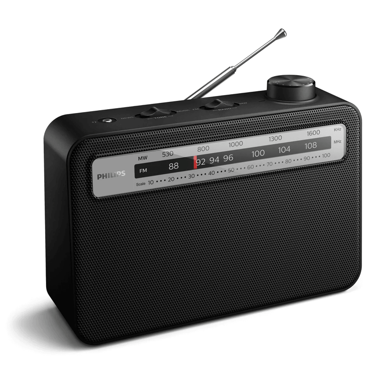 Philips TAR2506 Portable Radio Analog FM/MW 3.5" Speaker TAR2506 - SuperOffice