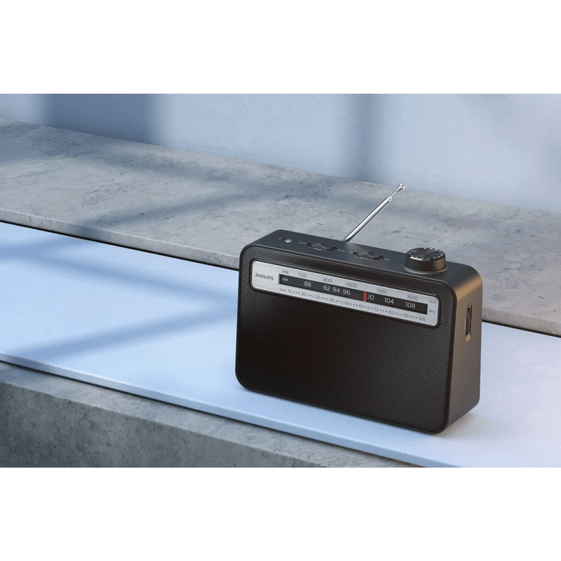 Philips TAR2506 Portable Radio Analog FM/MW 3.5" Speaker TAR2506 - SuperOffice