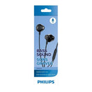 Philips Wired Earbud Earphones Black TAUE101BK/00 - SuperOffice