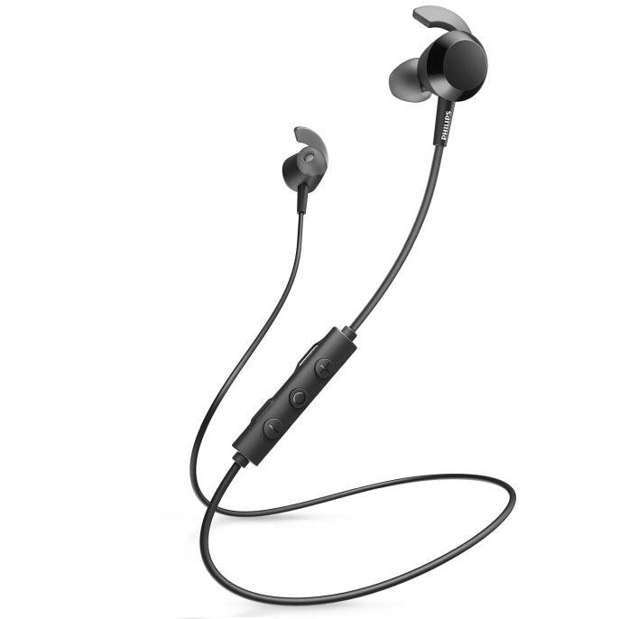 Philips Wireless Earbuds Bluetooth Earphones with Bass Black TAE4205BK/00 - SuperOffice