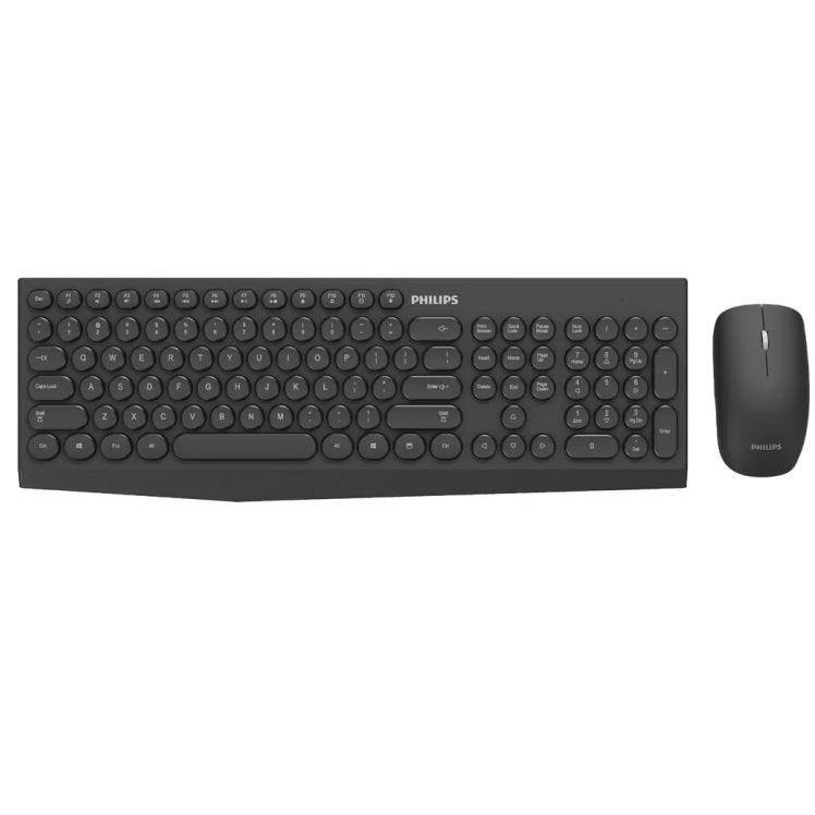 Philips Wireless Keyboard & Mouse Combo 2.4 GHz Black SPT6323 - SuperOffice
