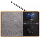 Philips Wooden Radio TAR5505 DAB+/FM Bluetooth LED Clock Alarm & Kitchen Timer TAR5505 - SuperOffice