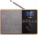 Philips Wooden Radio TAR5505 DAB+/FM Bluetooth LED Clock Alarm & Kitchen Timer TAR5505 - SuperOffice