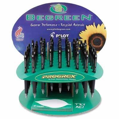 Pilot Begreen Progrex Mechanical Pencil 0.7Mm Display 30 Pencils And 30 Leads 660178 - SuperOffice
