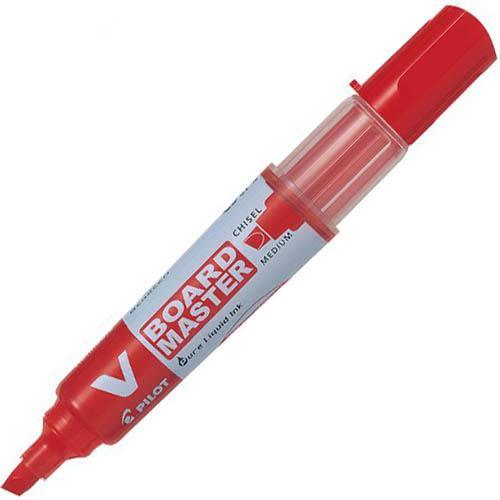 Pilot Begreen V Board Master Whiteboard Marker Chisel Point 6.0Mm Red Box 10 660113 - SuperOffice