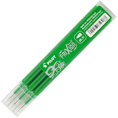 Pilot Bls-Fr5 Frixion Erasable Rollerball Gel Refill Fine 0.5Mm Green Pack 3 BLSFR5G - SuperOffice