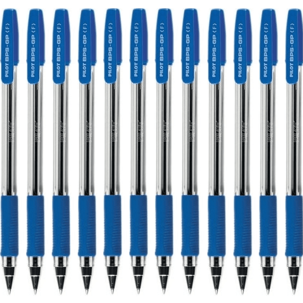 Pilot BPS-GP Ballpoint Pen Fine 0.7mm Blue Box 12 BPSGPFL/623218 (Fine Box 12) - SuperOffice