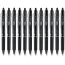 Pilot Frixion Clicker Erasable Gel Ink Pen 0.7mm Black Box 12 BLRTFR7B - SuperOffice