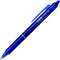 Pilot Frixion Clicker Erasable Gel Ink Pen 1.0Mm Blue BLRT-FR10-L - SuperOffice