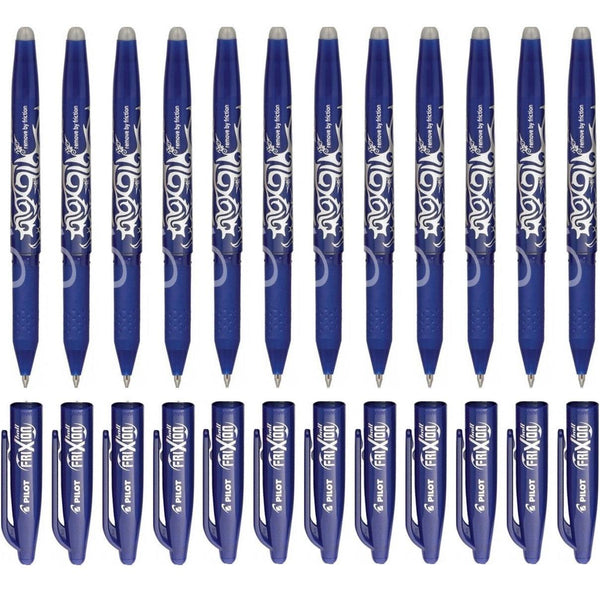 Pilot Frixion Erasable Gel Ink Pen 0.7mm Blue Box 12 BLFR7L - SuperOffice